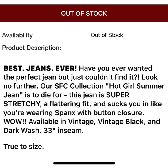 Black Southern Fried Chics Flare Super Stretch Sz 18 Vintage Hot Girl Jeans - Picture 7 of 8